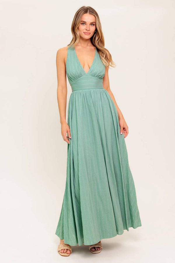 sunshine-on-my-mind-sage-woven-maxi-dress Flying Tomato-Sophia's StyleDRESSES-1